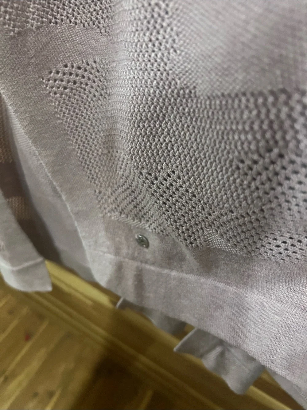 lululemon athletica Light Mauve Open-Front Knit Cardigan